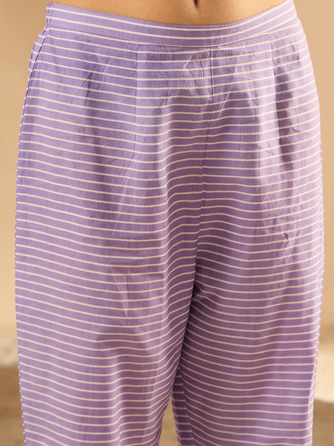 Women Printed Regular Pure Cotton Kurta with Trousers