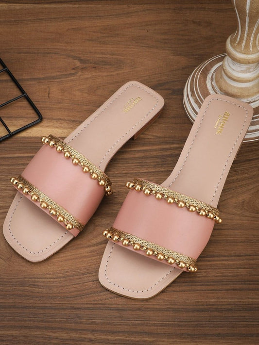 Dhiyona AK Embellished Ethnic Open Toe Flats