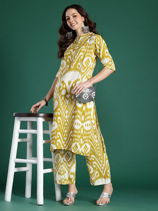 Dhiyona IE Women Printed Kurta with Palazzos