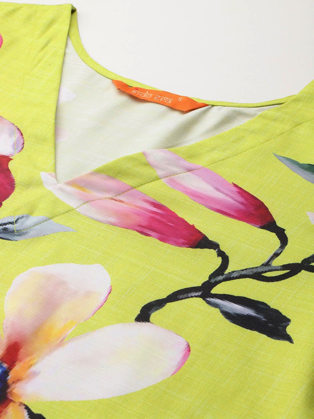 Dhiyona IE Floral Printed Kurta with Trousers