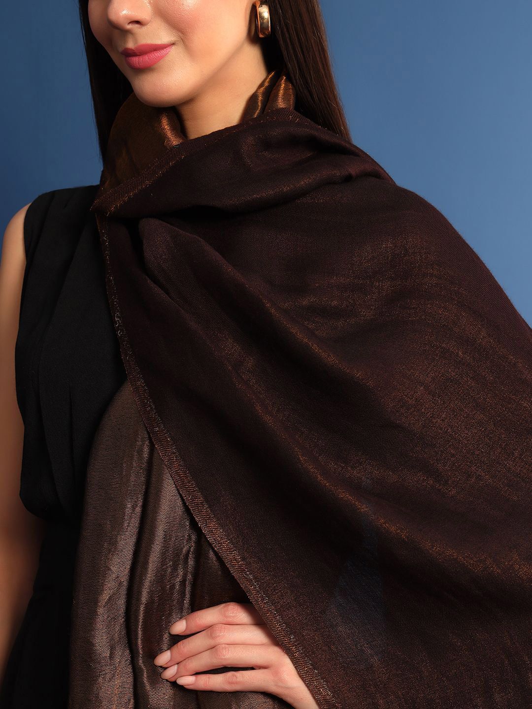 Dhiyona PA Woven Design Woollen Shawl