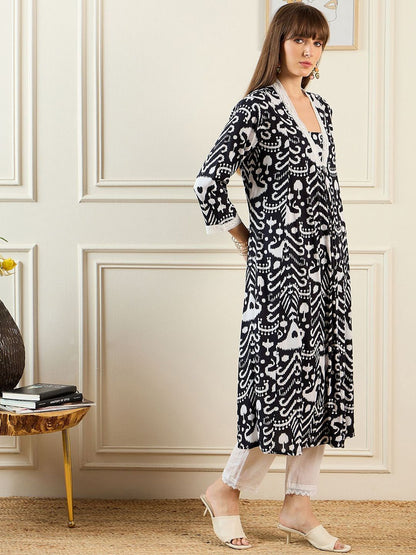 Dhiyona IE Printed Anarkali Kurta