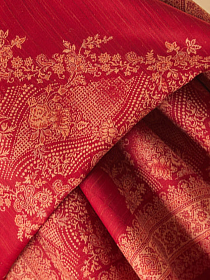 Dhiyona PA Floral Woven Design Kohsar Jamawar Shawl