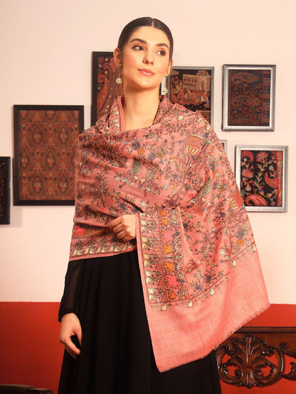 Dhiyona PA Paisley Embroidered Shawl