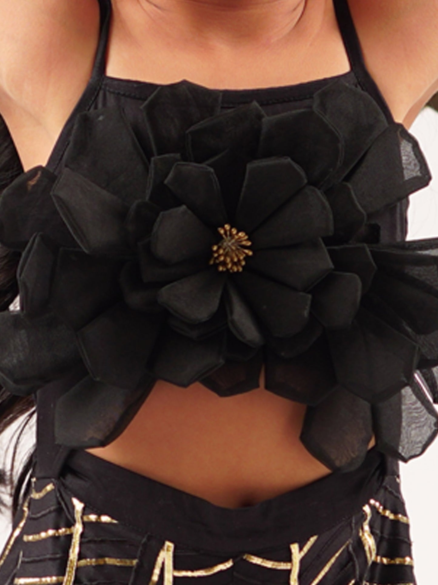 Bollywood Tadka Black Jumpsuit for Girls
