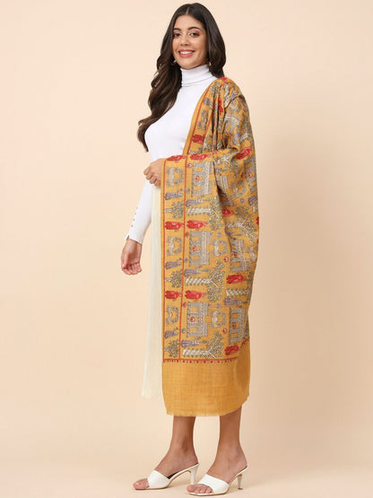 Dhiyona PA Embroidered Pure Wool Shawl