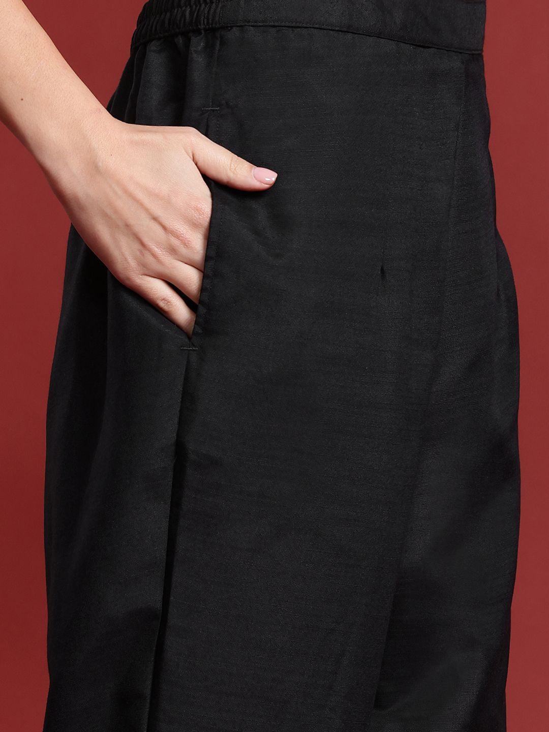 Dhiyona IE A-Line Kurta with Trousers & Indie Printed Dupatta