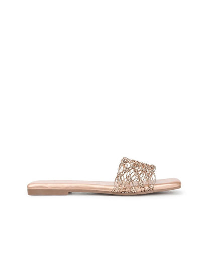 Dhiyona AK Embellished Open Toe Flats