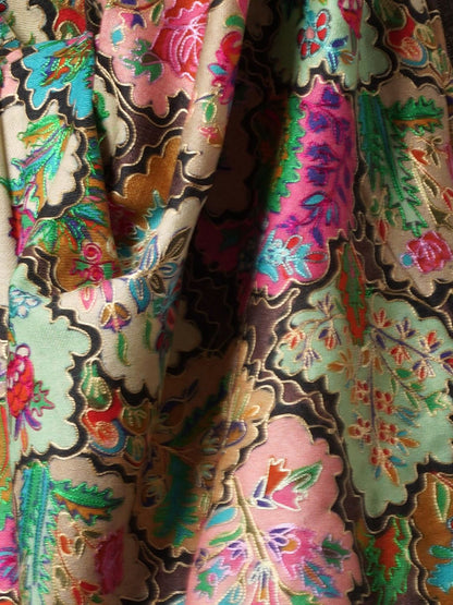 Dhiyona PA Women Multicolor Embroidered Pure Wool Shawl