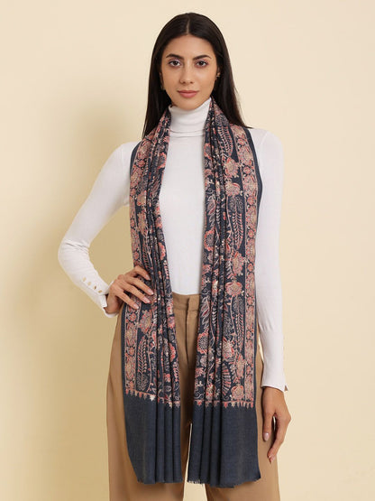 Dhiyona PA Embroidered Woolen Shawl