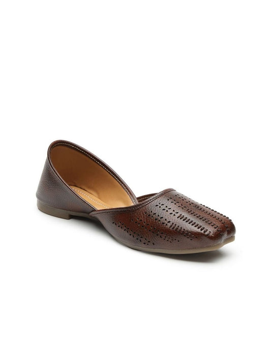 Dhiyona AK Women Slip-on Laser Cut Ballerinas