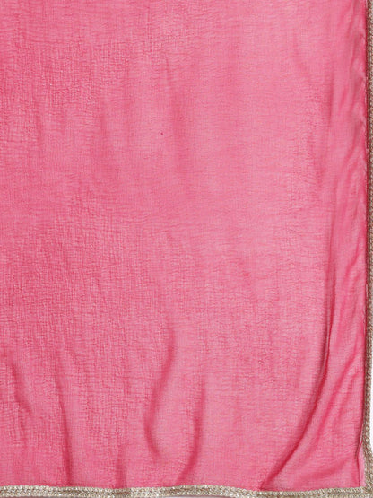 Ethnic Motifs Embroidered Kurta with Trousers & With Dupatta