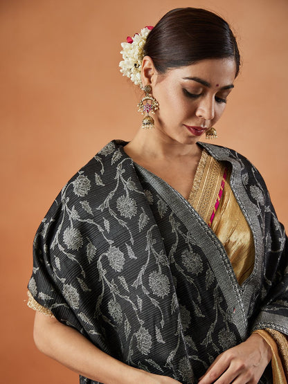 Dhiyona PA Ethnic Motifs Woven Design Shawl