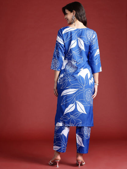 Floral Printed Kurta with Trousers