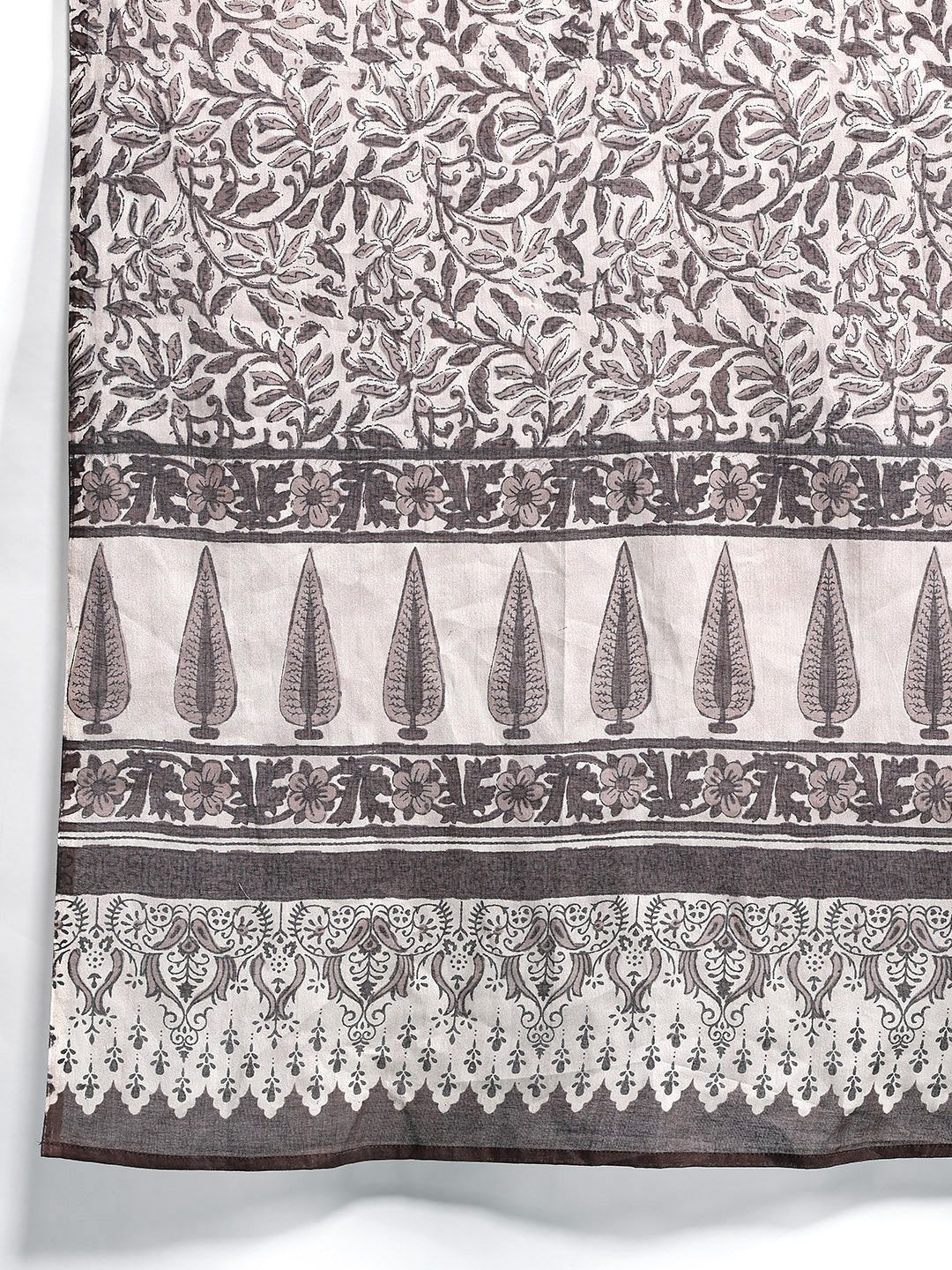 Dhiyona IE Floral Printed Pure Cotton Kurta With Salwar & Dupatta