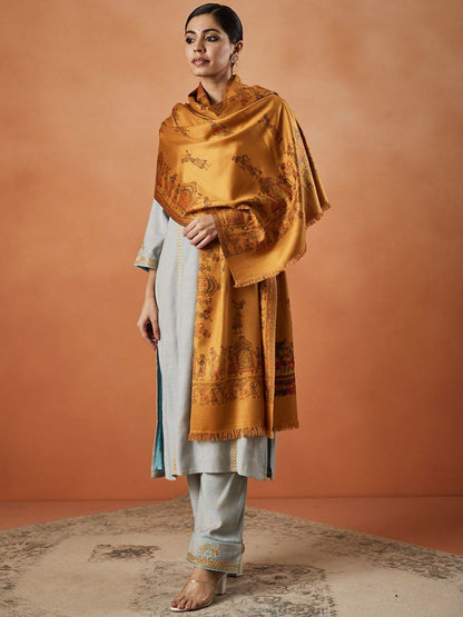 Dhiyona PA Pari Mahal Kaani Ethnic Motifs Woven Design Shawl