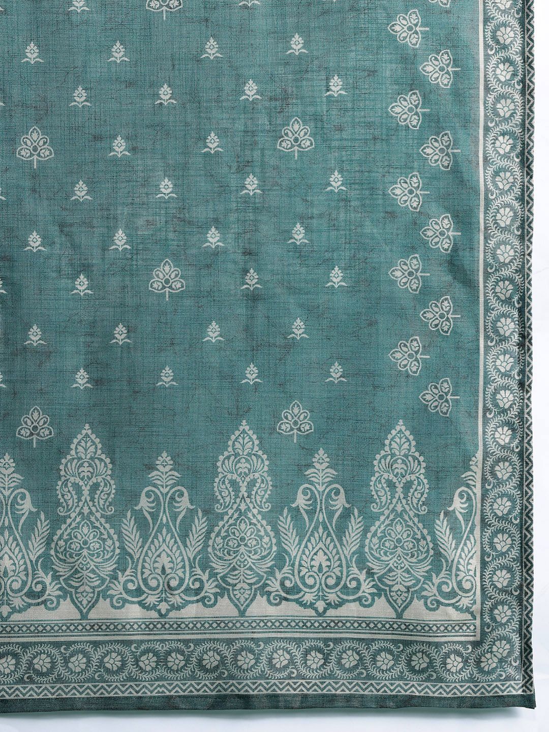 Ethnic Motifs Embroidered Kurta with Trousers & With Dupatta