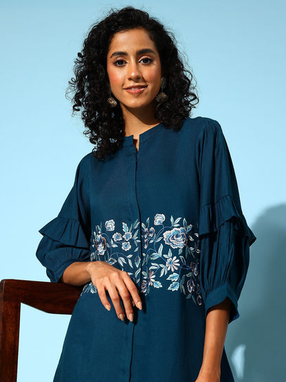 Dhiyona IE Women Embroidered Co-Ords Set