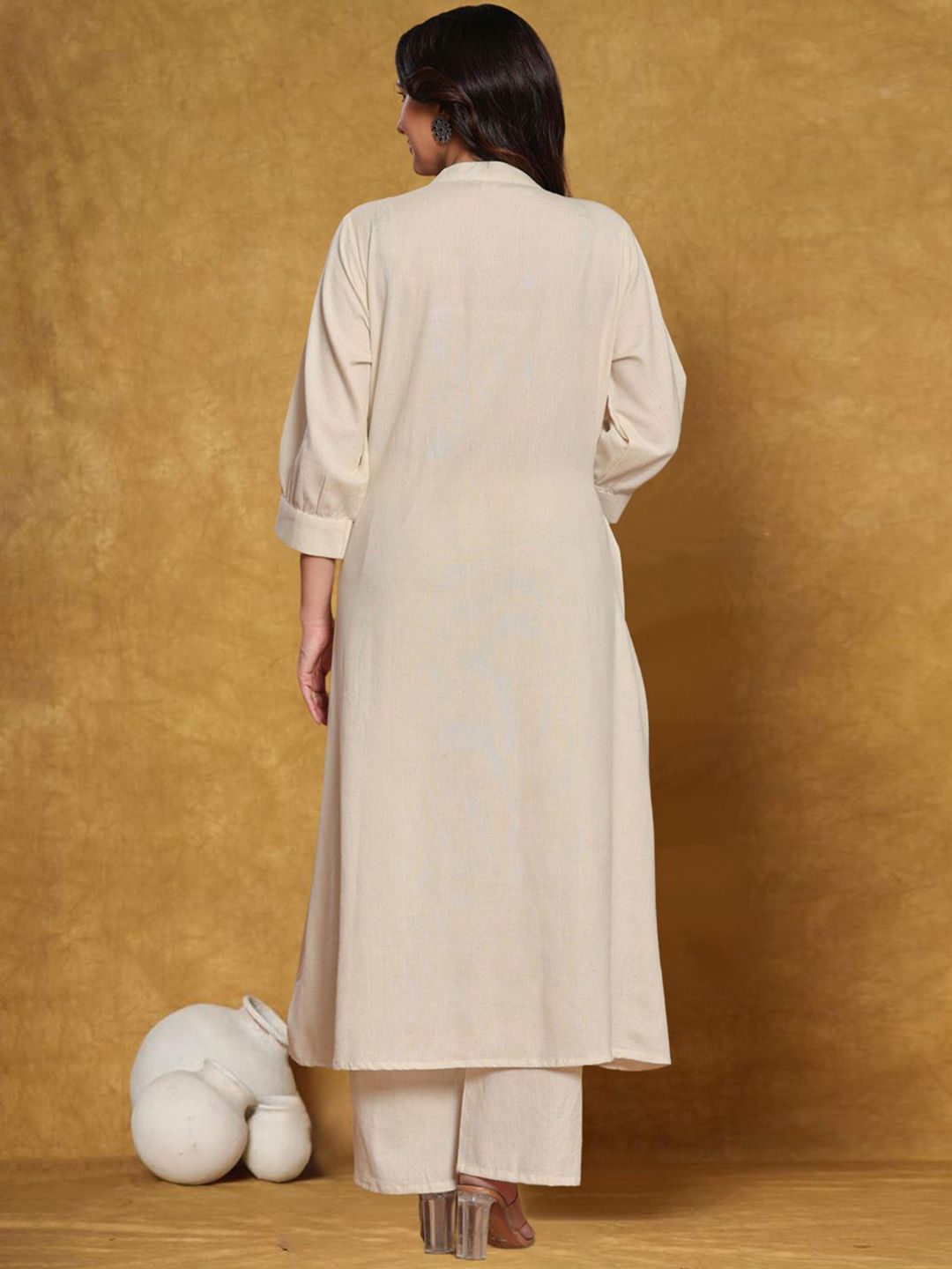 Women Floral Printed Regular Pure Cotton Kurta with Palazzos