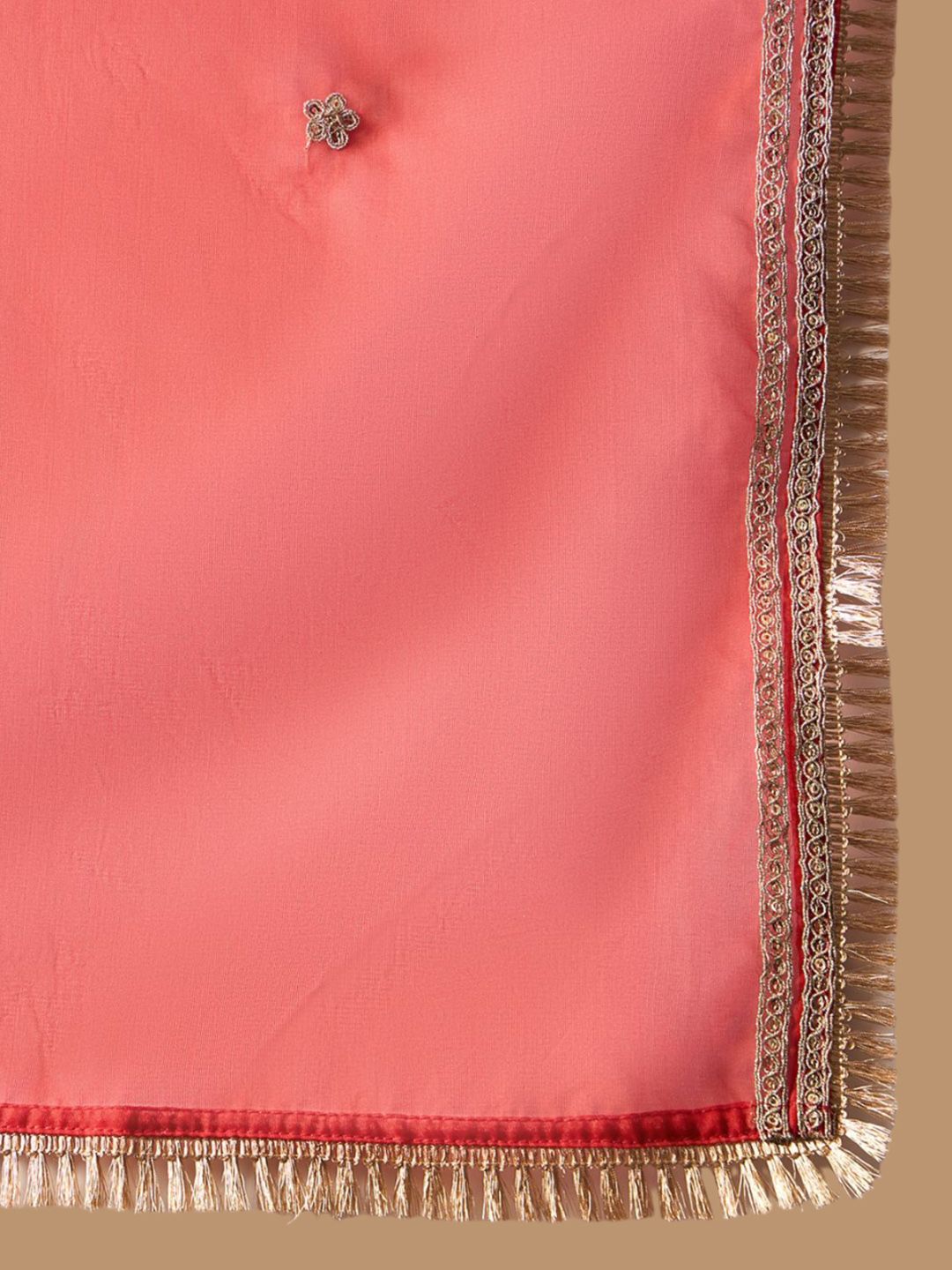 Women Ethnic Motifs Embroidered Panelled Kurta with Trousers & With Dupatta