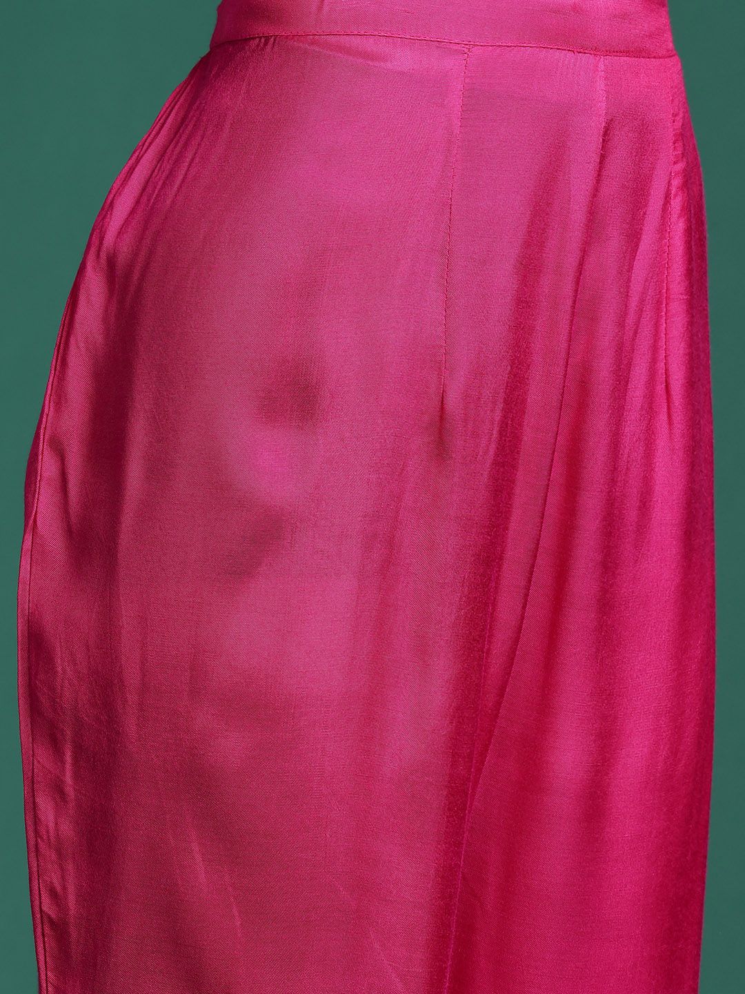 Dhiyona IE Leheriya Printed Zari Kurta With Trousers & Dupatta