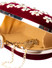 Dhiyona NR Maroon & White Embroidered Box Clutch