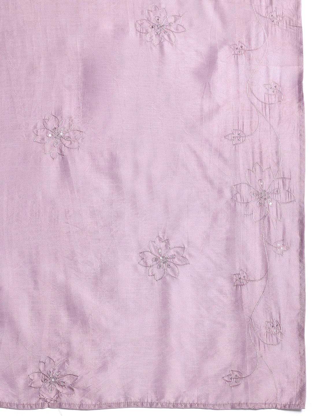 Floral Embroidered Kurta with Trousers & Dupatta