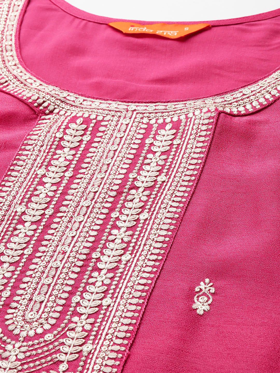 Ethnic Motifs Embroidered Kurta with Trousers & Dupatta