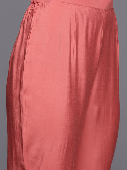 Women Floral Embroidered Regular Sequinned Kurta with Trousers & With Dupatta