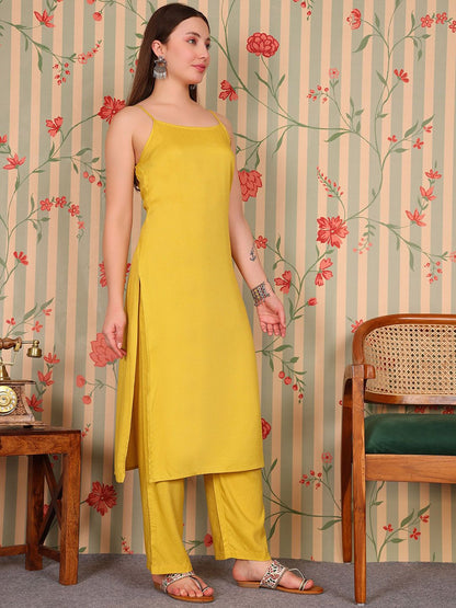 Dhiyona OD  Floral Regular Kurta with Trousers