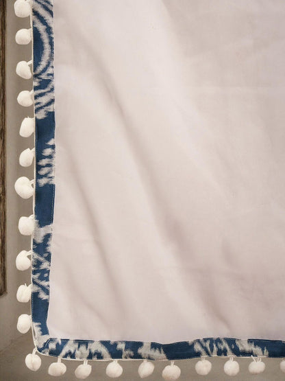 Dhiyona IS Women's Ethnic Motifs Printed Mirror Work Straight Kurta with Dhoti Pants & Dupatta