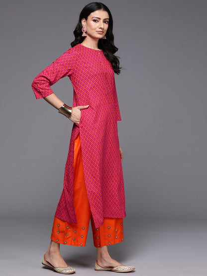 Dhiyona IE Geometric Printed Kurta