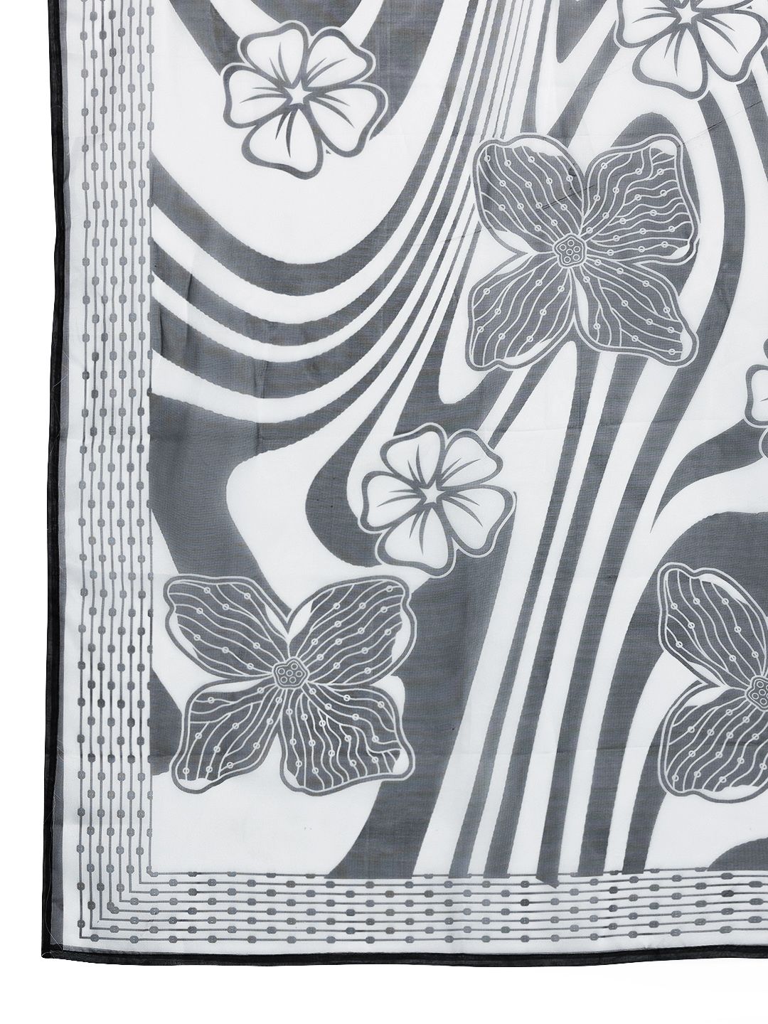 Dhiyona IE Floral Embroidered Pure Cotton Kurta with Trousers & Dupatta