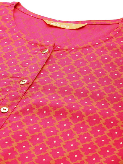 Dhiyona IE Geometric Printed Kurta