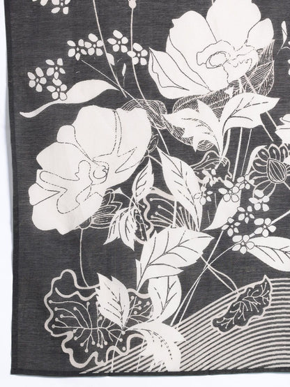 Floral Printed Regular Beads and Stones Kurta with Trousers & Dupatta