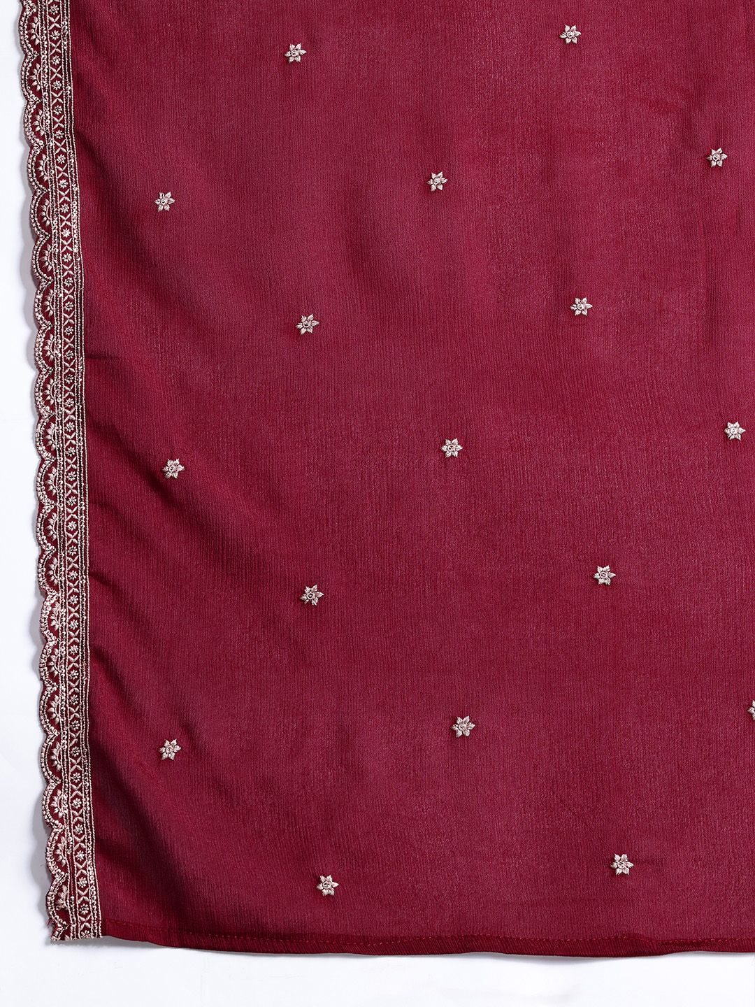 Dhiyona IE Ethnic Motifs Embroidered Kurta with Sharara & Dupatta