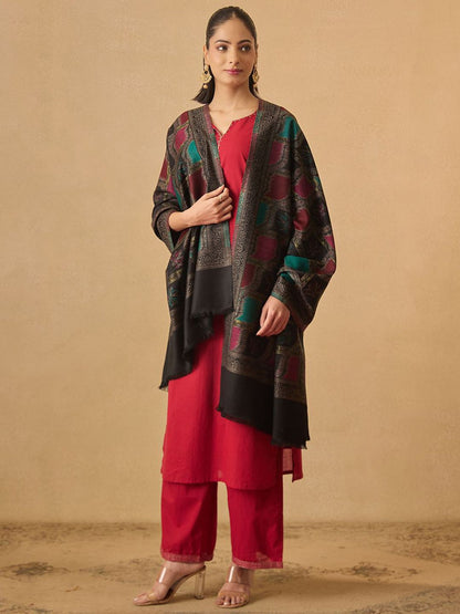 Dhiyona PA Ethnic Motifs Woven Design Shameem Kaani Shawl