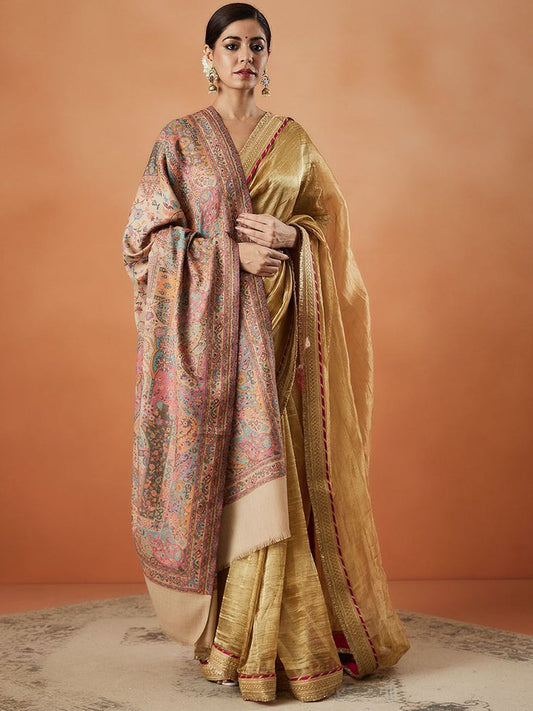 Dhiyona PA Ethnic Motifs Woven Design Shawl