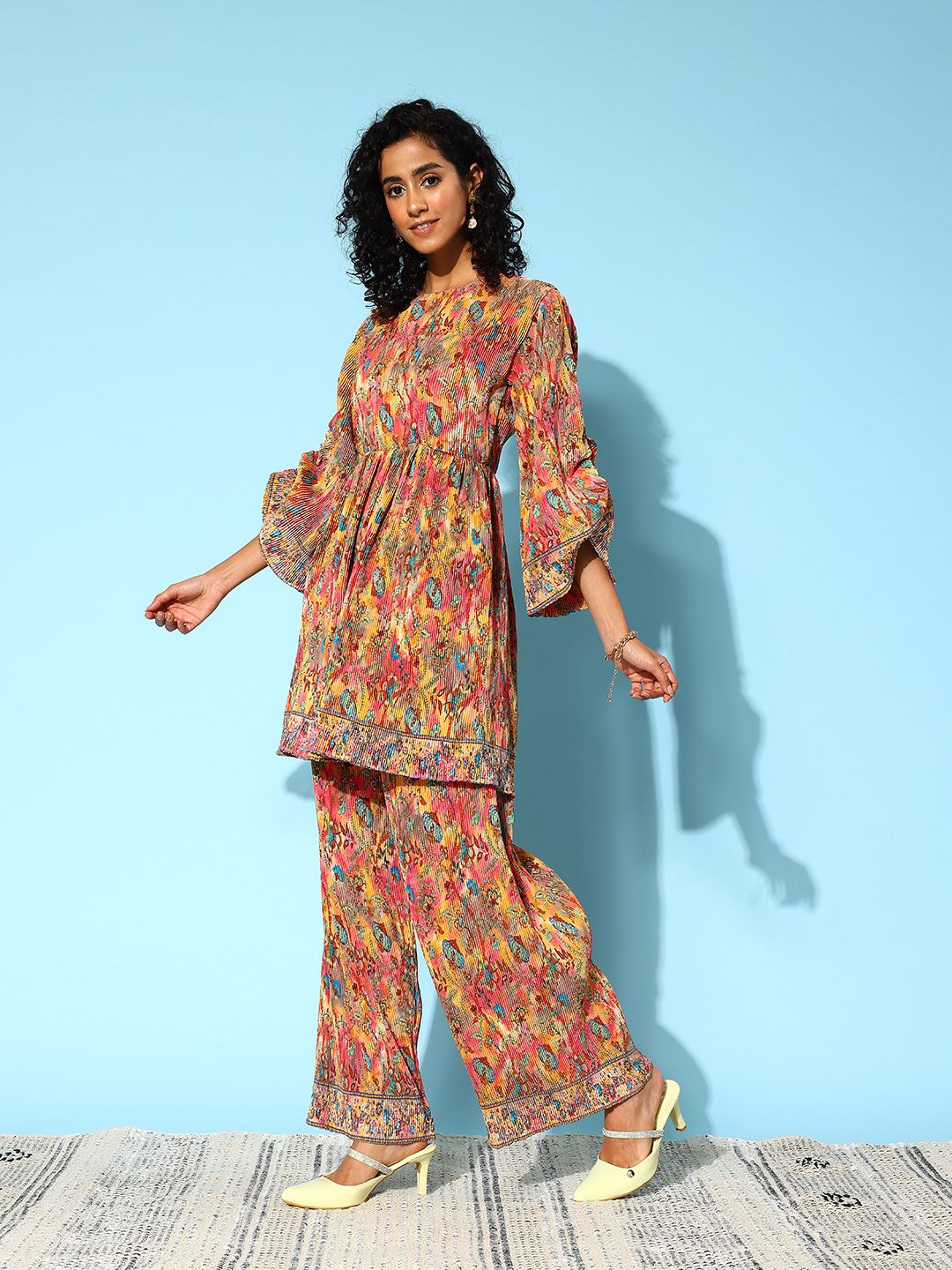 Dhiyona IE Women Floral Printed Co-Ords Set