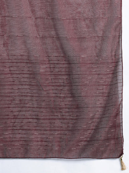 Dhiyona IE Ethnic Motifs Embroidered Kurta with Trousers & Dupatta