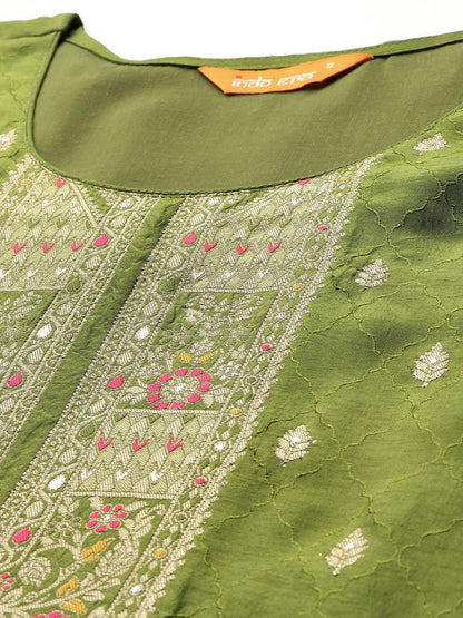 Dhiyona IE Ethnic Motifs Kurta with Trousers & Dupatta