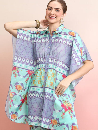 Dhiyona IE Printed Shirt & Trouser