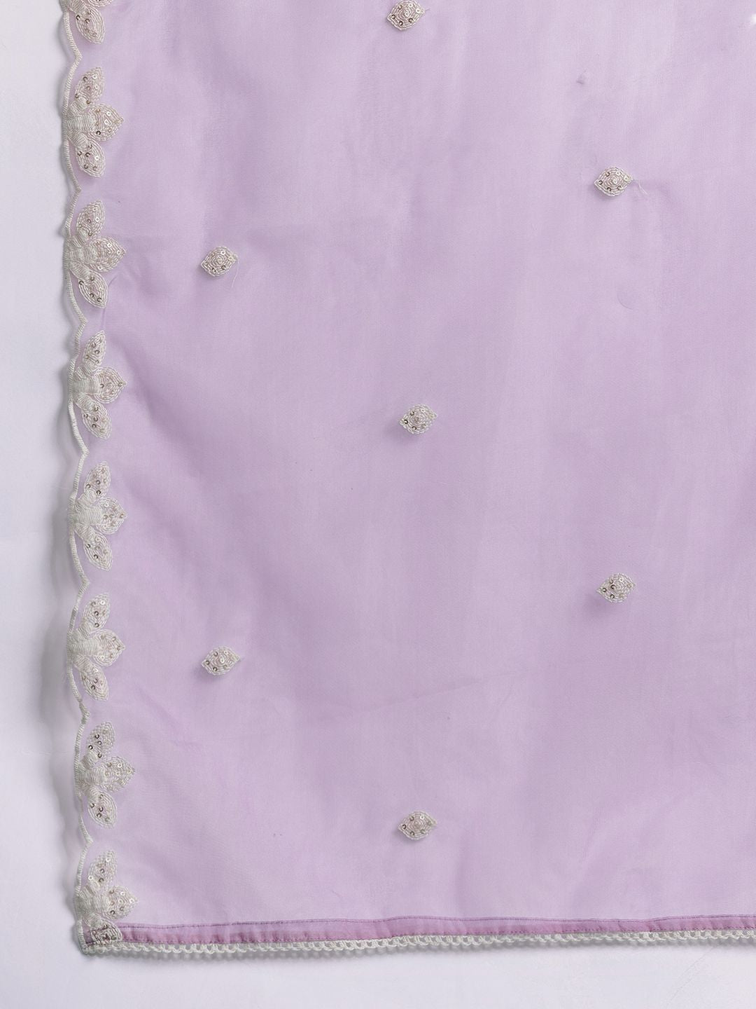 Dhiyona IE Floral Embroidered Kurta with Trousers & Dupatta