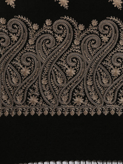 Dhiyona PA Ethnic Motifs Embroidered Shawl