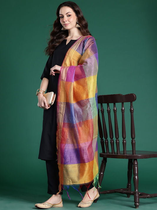 Kurta with Trousers & With Dupatta