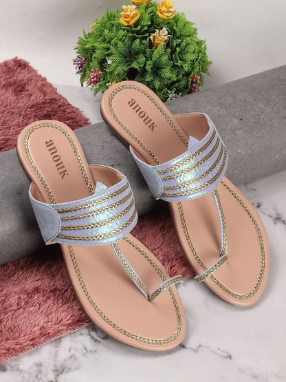 Dhiyona AK Women Ethnic Open Toe Flats