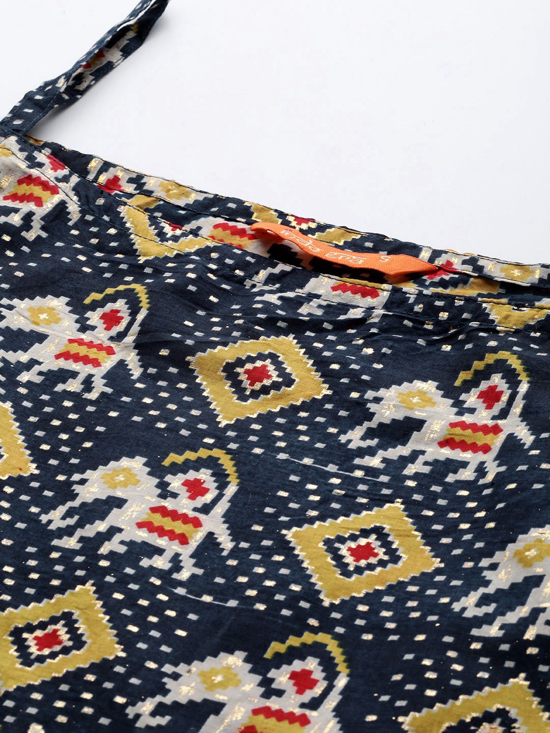 Dhiyona IE Women Blue Ethnic Motifs Printed Kurta with Trousers & With Dupatta