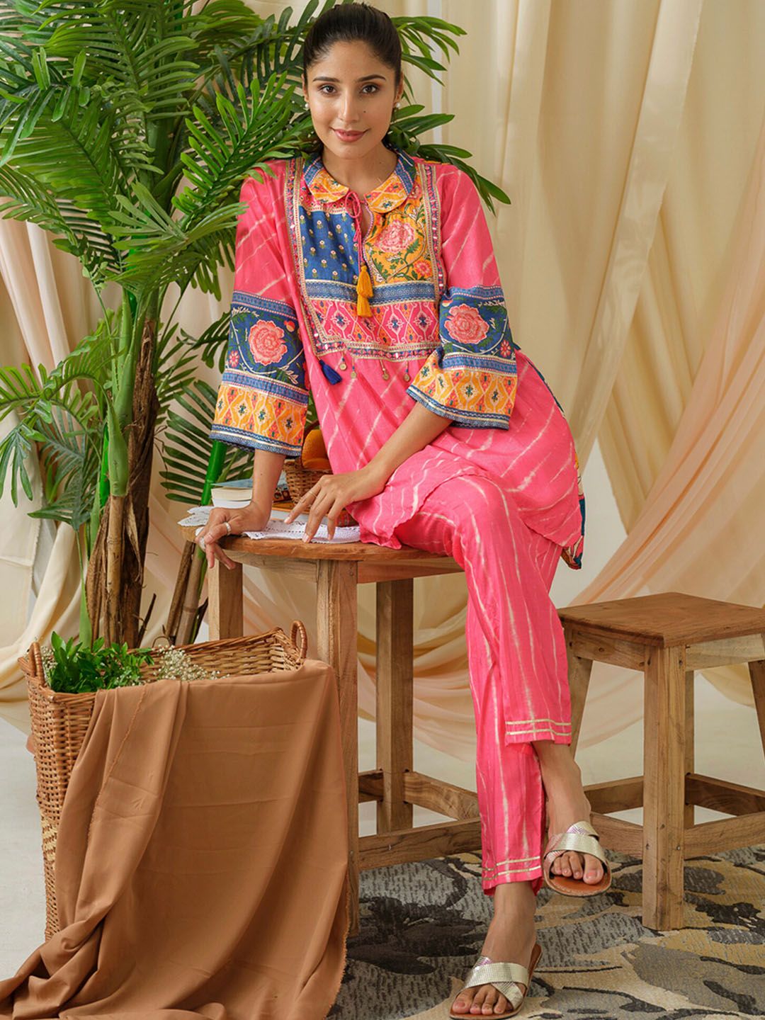 Dhiyona IE Printed Top & Trousers