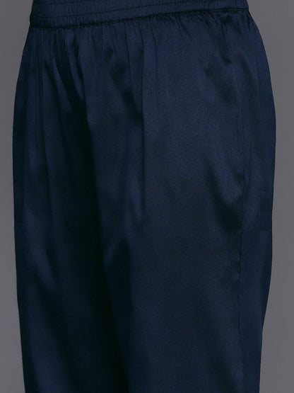 Dhiyona VA Women's Self Design Kurta with Trousers & Dupatta.