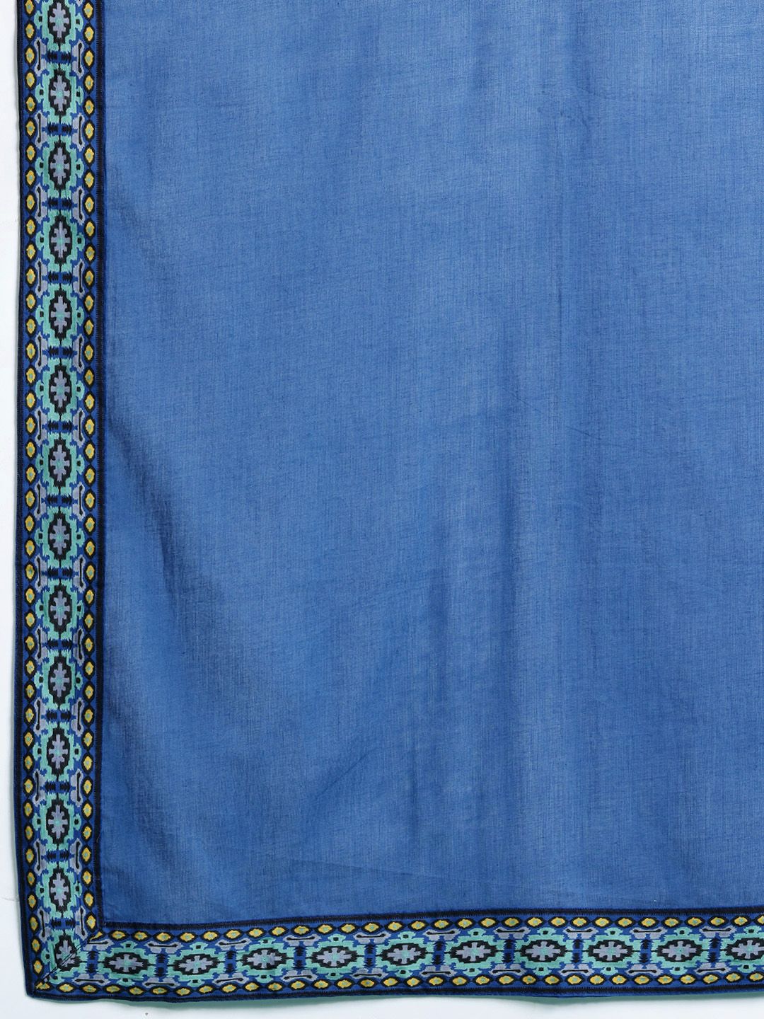 Dhiyona IE Ethnic Motifs Embroidered Pure Cotton Kurta with Trousers & Dupatta
